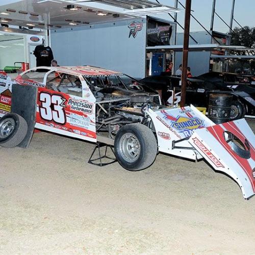 Shady Oaks Speedway in Goliad, Texas, on Friday, Feb. 11. (Carey Akin Photo)
